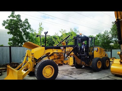 Видео: Обзор грейдера Caterpillar 150 AWD#review of Caterpillar 150 AWD grader