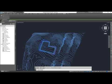 Видео: Создание Civil3D Grading, группы Grading, поверхности Grading