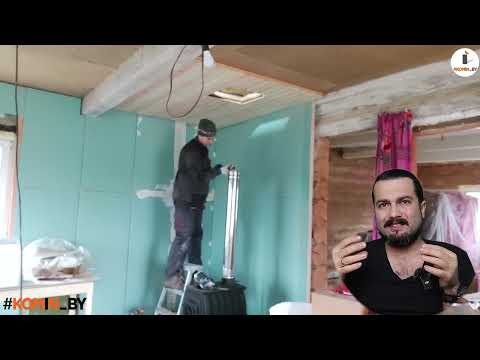 Видео: Монтаж дымохода для печи. Полный монтаж с объекта.