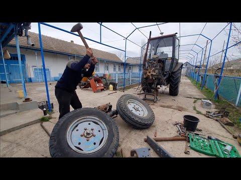 Видео: Пора сеять, опять сломалось. Ремонт передней балки ЮМЗ 8040.