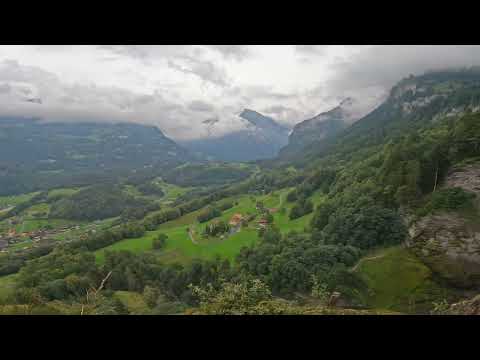 Видео: Майринген и Рейхенбахский водопад На краю пропасти... UHD 4K Video.