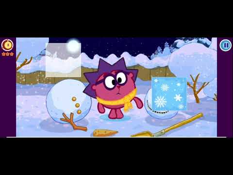 Видео: Смешарики. Новый Год. Полное прохождение игры. Игра-мультфильм