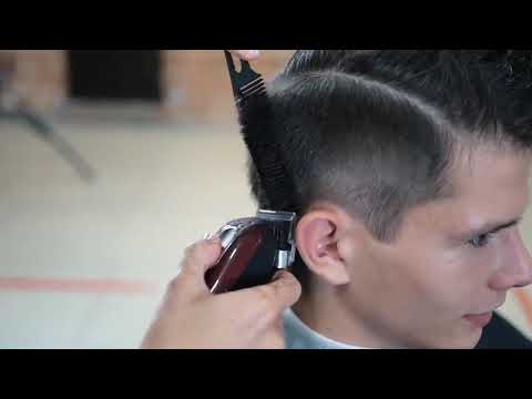 Видео: Классическая мужская стрижка | Стрижка ножницами | Стрижка ножницами 