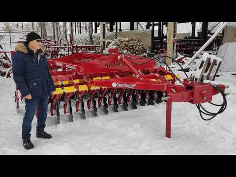 Видео: Новинка! Дисковий причіпний лущильник ЛДП Стронг 35 Д.