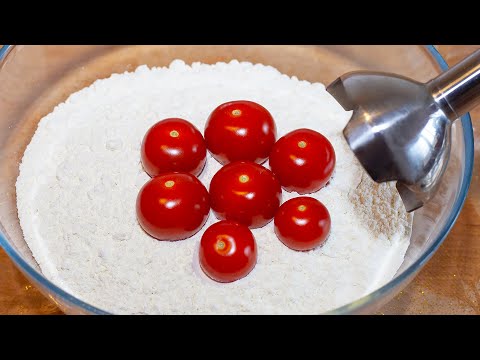 Видео: Смешайте муку и помидоры, и вы будете довольны результатом. Кутабы с сыром