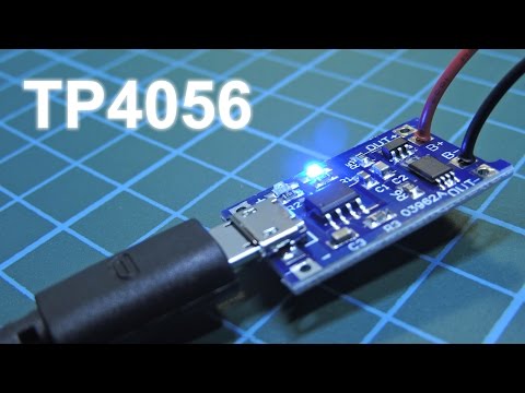 Видео: TP4056 - Модуль заряда Li-ion аккумуляторов c контроллером заряда