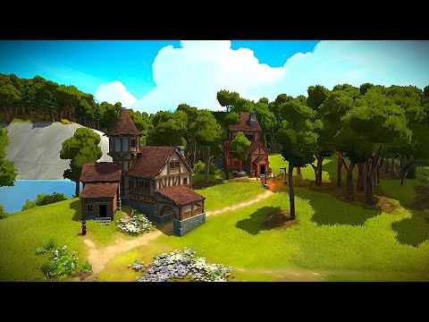 Видео: Foundation 1.0. Строим королевство. Усадьба, налоги, охота.  Lordinium ep. 1