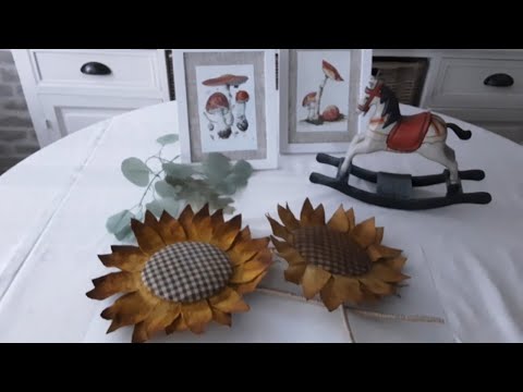 Видео: DIY- ПОДСОЛНУХ  из ткани 2  часть и другие ИДЕИ