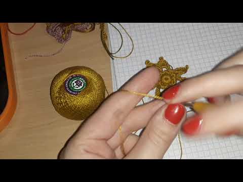 Видео: Ирландское кружево. Вяжем мотив крючком. Еще один проект в работе