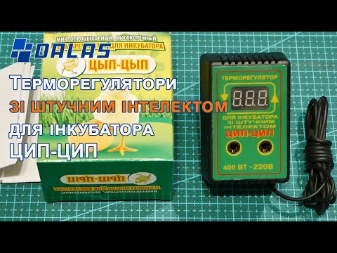Видео: Терморегулятор для інкубатора зі штучним інтелектом Dalas ЦИП-ЦИП - Новинка!!!
