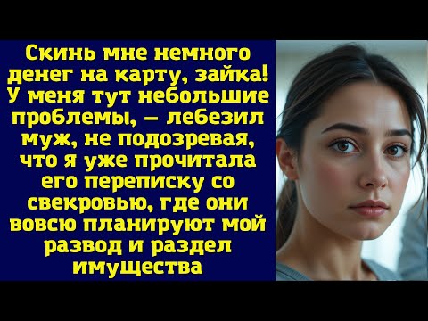Видео: Скинь мне немного денег на карту, зайка! У меня тут небольшие проблемы, — лебезил муж, не подозревая