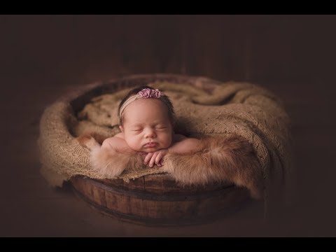 Видео: Обработка фотографий новорожденных