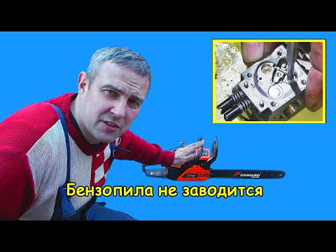 Видео: Бензопила не заводится (Искра есть)