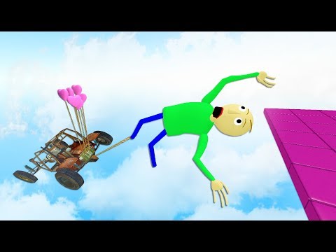 Видео: Baldi's Basics: Рэгдолл Прыжки и Падения [GMOD] - Серия 5