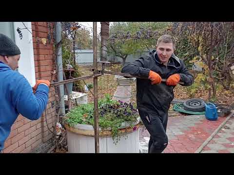 Видео: Скважину в глине заказчики бурят сами!