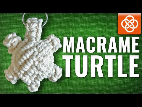 Видео: Черепашка в технике макраме | DIY | Урок макраме