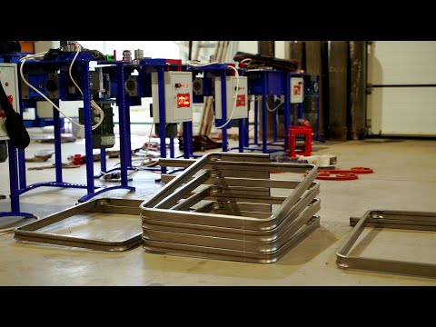 Видео: Угловой трубогиб, инструкция