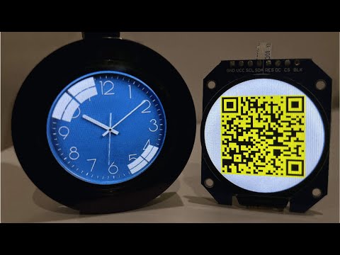 Видео: Круглый дисплей GC9A01 ESP32 и LVGL.