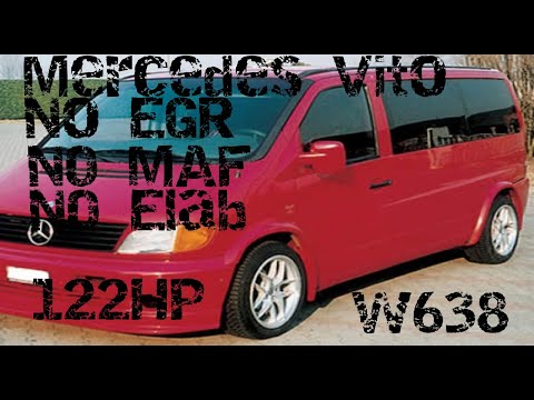 Видео: MERCEDES VITO W638 НА ПНЕВМЕ|УБИРАЕМ EGR OFF MAF OFF Elab OFF|Прошивка на 122 лошади| WestFalia