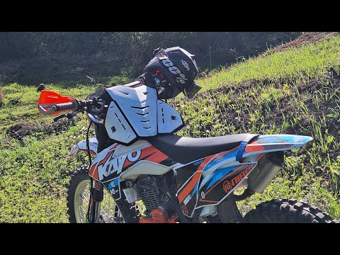 Видео: Покатушки на Kayo k1 250mx  горки и эндуро