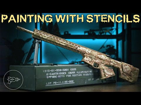 Видео: Рисование трафаретами! [Попытка многокамерной печати]