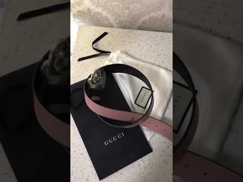 Видео: Как определить оригинальный ремень от Gucci?