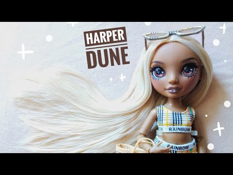 Видео: Распаковка Харпер Дюн Реинбоу хай | Rainbow high Harper Dune doll unboxing