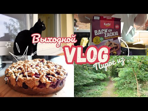 Видео: Выходные / малиновый пирог из готовой смеси / распаковка / vlog