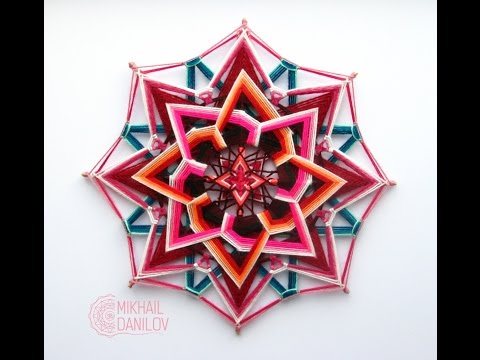 Видео: Плетеная Мандала с Михаилом Даниловым. Основные навыки плетения.