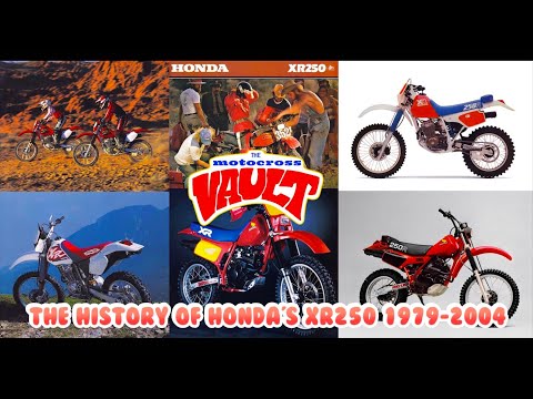 Видео: История внедорожных машин Honda XR250 и XR250R с 1979 по 2004 год