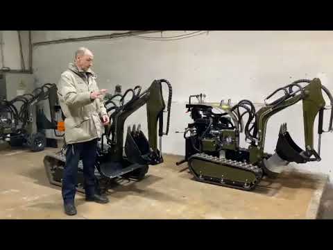 Видео: Мини экскаватор А23М 01-10. Доработки.