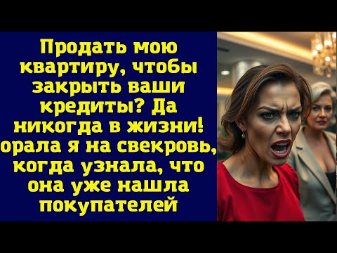 Видео: Продать мою квартиру, чтобы закрыть ваши кредиты? Да никогда в жизни! — орала я на свекровь