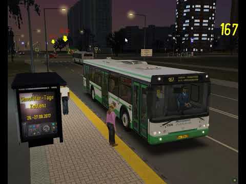 Видео: Езда по маршруту 167 в OMSI 2 + автоинформатор с мужским голосом