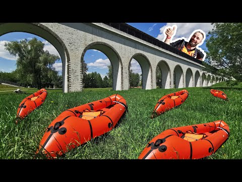 Видео: Сплав по Яузе на Пакрафте - было прям весело!