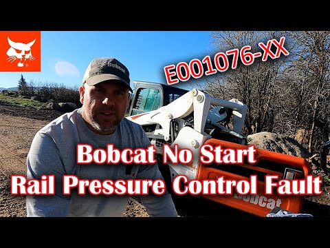 Видео: Bobcat T740: нет запуска, код давления в рампе. Диагностика и ремонт.