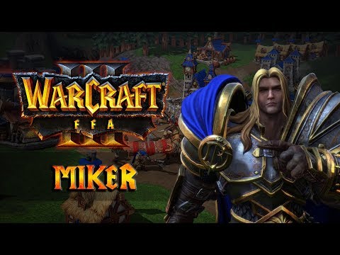 Видео: WARCRAFT 3 FFA С МАЙКЕРОМ 30.08.2019