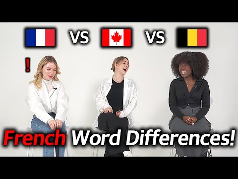 Видео: Различия в словах между франкоязычными странами (Франция, Бельгия, Канада)