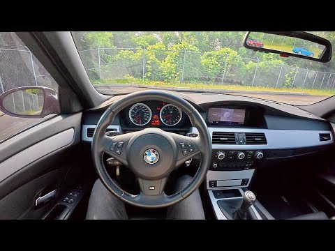 Видео: BMW M5 E60 V10 (6-ступенчатая МКПП) — впечатления от вождения от первого лица