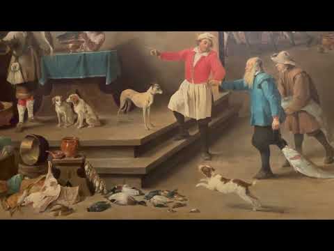 Видео: Дом Гигантов после потопа, который заселили люди. Давид Тенерс Младший. Эрмитаж. "Кухня". Эрмитаж.