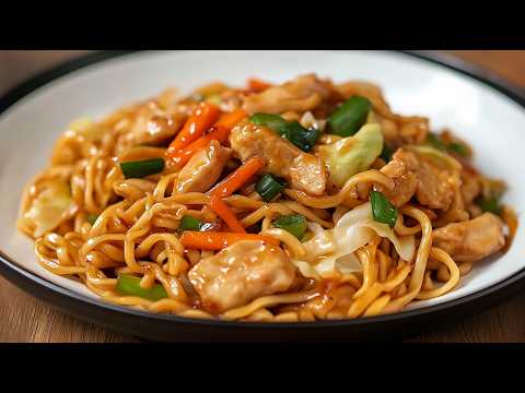 Видео: Я никогда не ел ничего столь вкусного! Паста с овощами и курицей! Простой и вкусный!