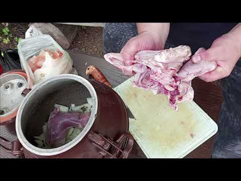 Видео: Суровые опята. Их снова - много. Афганский казан, рябчик, грибочки, овощи, да на природе, -лепота.