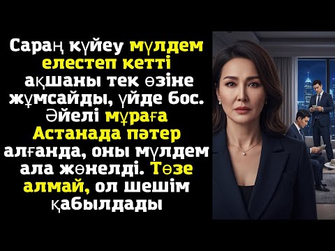 Видео: Сараң күйеу мүлдем елестеп кетті – ақшаны тек өзіне жұмсайды, үйде бос. Әйелі мұраға Астанада пәтер