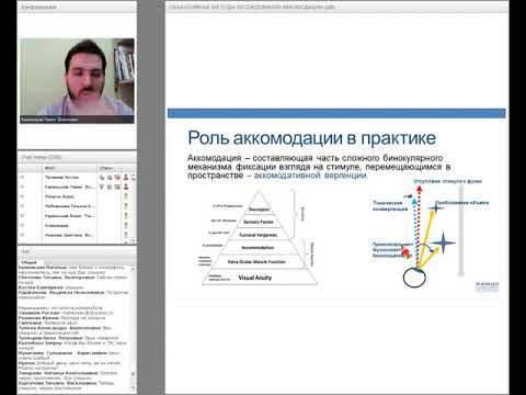 Видео: Вебинар «Объективные методы оценки аккомодации» – Карамышев Павел Борисович