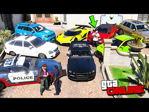 Видео: Я СОШЕЛ С УМА! УГНАЛ СРАЗУ 8 ПОЛИЦЕЙСКИХ ЧИТ ТАЧЕК ЗА 180 СЕКУНД! БИТВА ВОРОВ ПЕРЕЗАГРУЗКА В ГТА 5!