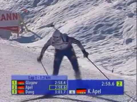Видео: КМ по биатлону 2006-2007, 3-й этап. Хохфильцен. Индивидуальная гонка, женщины. Эфир от 13.12.06 г.