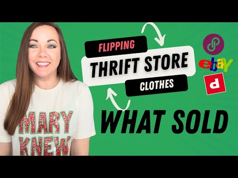 Видео: На этой неделе я превратил 38 долларов в 391! Что продал. Перепродажа одежды из секонд-хенда на e...