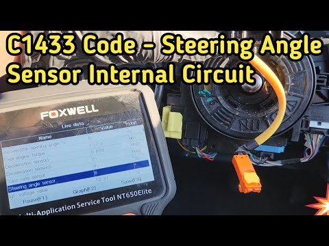 Видео: Код C1433 — внутренняя цепь датчика угла поворота рулевого колеса Toyota Corolla
