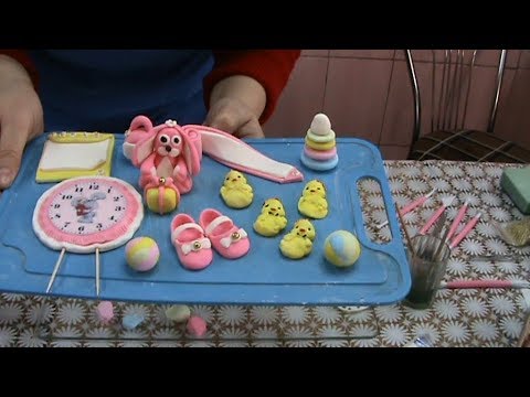 Видео: Заготовки на детский тортик