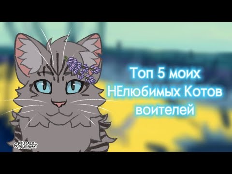 Видео: •°Топ 5 моих самых нелюбимых Котов воителей°•