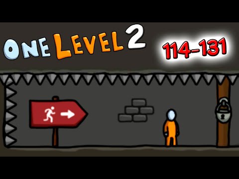Видео: ONE LEVEL 2 часть УРОВЕНЬ 114-131 прохождение игры ЛОГИЧЕСКОЙ ГОЛОВОЛОМКИ Оне Левел Walkthrough